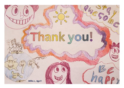 Thank you postcard